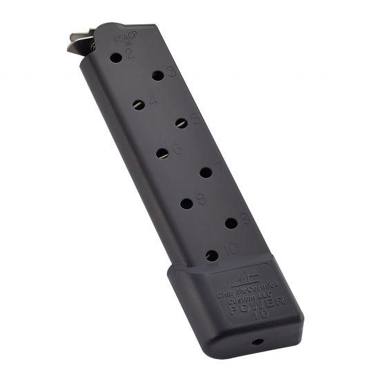 Chip McCormick Power Mag 1911 Full Size Magazine 45 ACP 10 Rd. Black